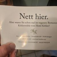  at Hotel Köhler in Stuttgart