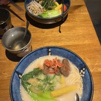 Tonkotsu and duck noodle  at Iimori Vegan Ramen  in Berlin