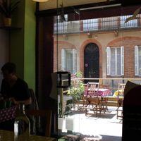 Inside of the restaurant at La Belle Verte in Toulouse