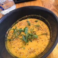 Carrot soup at La Belle Verte in Toulouse