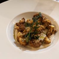 Roasted cauliflower soup at La Belle Verte in Toulouse