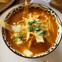 Tortilla soup at The Ginger Mule in Houston