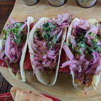 Fish tacos at The Ginger Mule in Houston