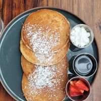 Pancakes at The Ginger Mule in Houston
