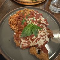 Oyster Mushroom Parmesan   at The Ginger Mule in Houston