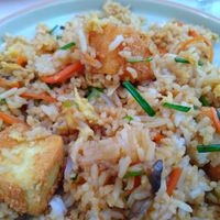 Fried Rice with Crispy Tofu (serves 2-4 people) at The Ginger Mule in Houston