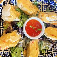 Crab puffs  at The Ginger Mule in Houston