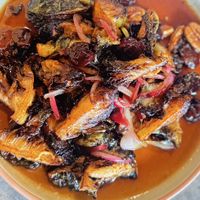 Sweet and tangy Brussels  at The Ginger Mule in Houston