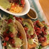 Tofu Tacos Two Ways! Fried & Grilled. Both were great! at El Dorado in Rehoboth Beach