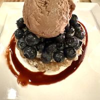 Live Blueberry Pie with Date ‘Ice Cream’  at Candle in New York City