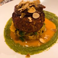 Moroccan spiced chickpea cake   at Candle in New York City