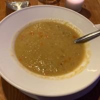Pea soup at Candle in New York City