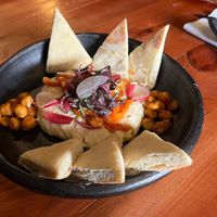 Hummus at Tribu de Fuego in Bogota