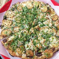 Potato pizza at Sliver Pizzeria   in Lafayette