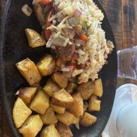 Vegan breakfast sandwich  at Kaldi's Social House in Arlington