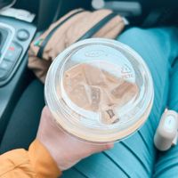 Iced lattee  at January Coffee in Boulder