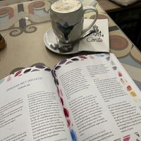 Mandel Chai latte 😇  at Conte Coffee To Go in Graz