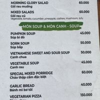 menu part3  at Com Chay Thien Tam  in Hoi An