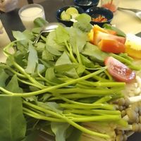 Veggies for hotpot at Green Inn - Nhà hàng thuần chay in Hanoi