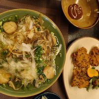 Noodles and fried snacks at Green Inn - Nhà hàng thuần chay in Hanoi