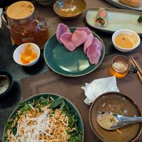 Couldn't wait to start so not the full picture! at Green Inn - Nhà hàng thuần chay in Hanoi