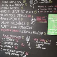 Menu at Karrotka in Torun