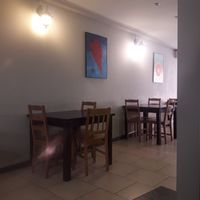 Some seating inside at Karrotka in Torun