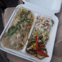 Cauliflour carbonara at Karrotka in Torun