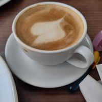 Latte at Sapcote Garden Centre Cafe    in Leicester