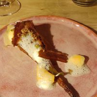 Cold smoked parsnip at Apaja in Tampere