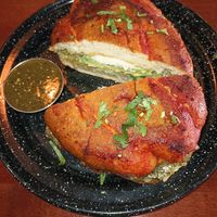 This sandwich is called a Torta, GREAT TASTING. at Penelope's Vegan Taqueria - Andersonville in Chicago