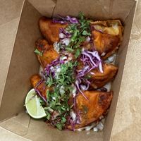 birria tacos  at Penelope's Vegan Taqueria - Andersonville in Chicago