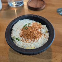 Elote cup. at Penelope's Vegan Taqueria - Andersonville in Chicago