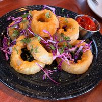 Onion Rings at Penelope's Vegan Taqueria - Andersonville in Chicago