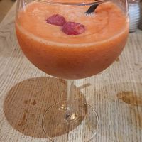 Mango & Raspberry smoothie, also delicious at The Grovewood Restaurant & Bar in Malvern