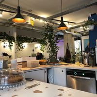 Il bancone del bar  at Flora et Labora in Milan