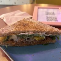 Vegan toast  at Flora et Labora in Milan