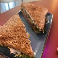 Vegan toast  at Flora et Labora in Milan