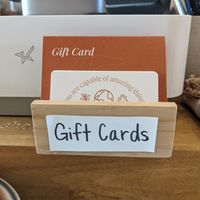 Gift cards available at The Waste Less Shop in Reno