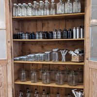 Glass available for purchase+fill at The Waste Less Shop in Reno