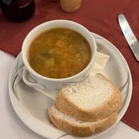 Minestrone soup  at Monna Lisa in Luton