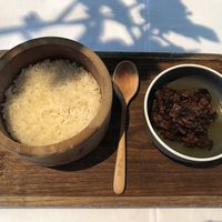 Rice with mushrooms  at King's Joy 京兆尹 in Beijing