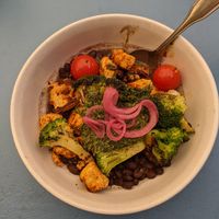 Tofu scramble at Ria's Bluebird in Atlanta