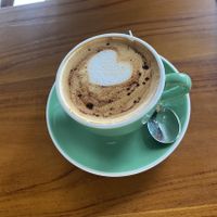 Coffee with soya milk  at Tribal in Canggu