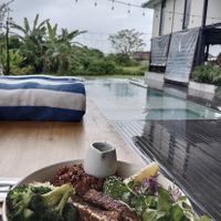 Pool and lunch (photo from google review)  at Tribal in Canggu