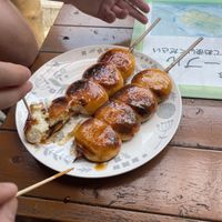 Yum!  at Yaki Manju Shimamura in Gunma