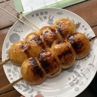 yaki are huge but light  at Yaki Manju Shimamura in Gunma