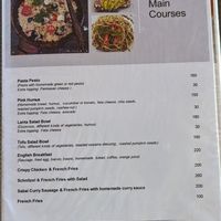 Main dishes at Sabai Sabai Viewpoint & Lounge in Koh Lanta