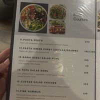 Menu February  at Sabai Sabai Viewpoint & Lounge in Koh Lanta