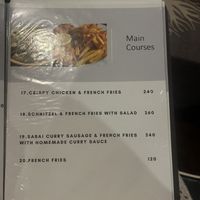 Menu February  at Sabai Sabai Viewpoint & Lounge in Koh Lanta